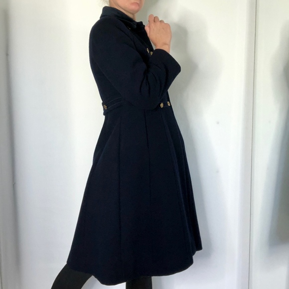 Rothschild Jackets & Coats Rothschild Navy Full Length Peacoat